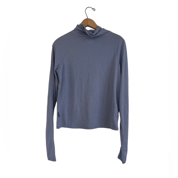 Oiselle Mile one long Sleeve lightweight shirt cowl neck - Picture 3 of 8